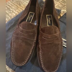 Bragano for Cole Haan Men's Dark Brown Suede Loafers